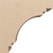 Ekena Millwork 11"W x 22"D x 22"H Classic Pescadero Rough Cedar Woodgrain TimberThane Corbel, Primed Tan CORUR11X22X22PECRCPR - alternate 3